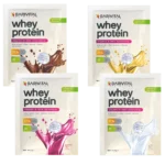 Protein Deneme Paketi – 4 Saşe (Çikolata, Çilek, Muz, Vanilya)